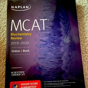 Kaplan MCAT Biochemistry Review Book 2020